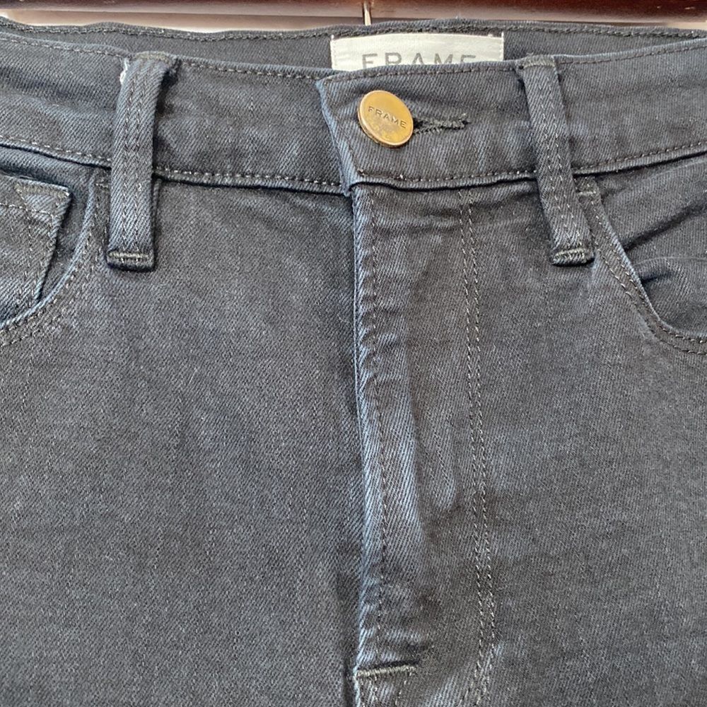 Frame Black Ali High Rise Cigarette Skinny Jeans - Picture 7 of 15